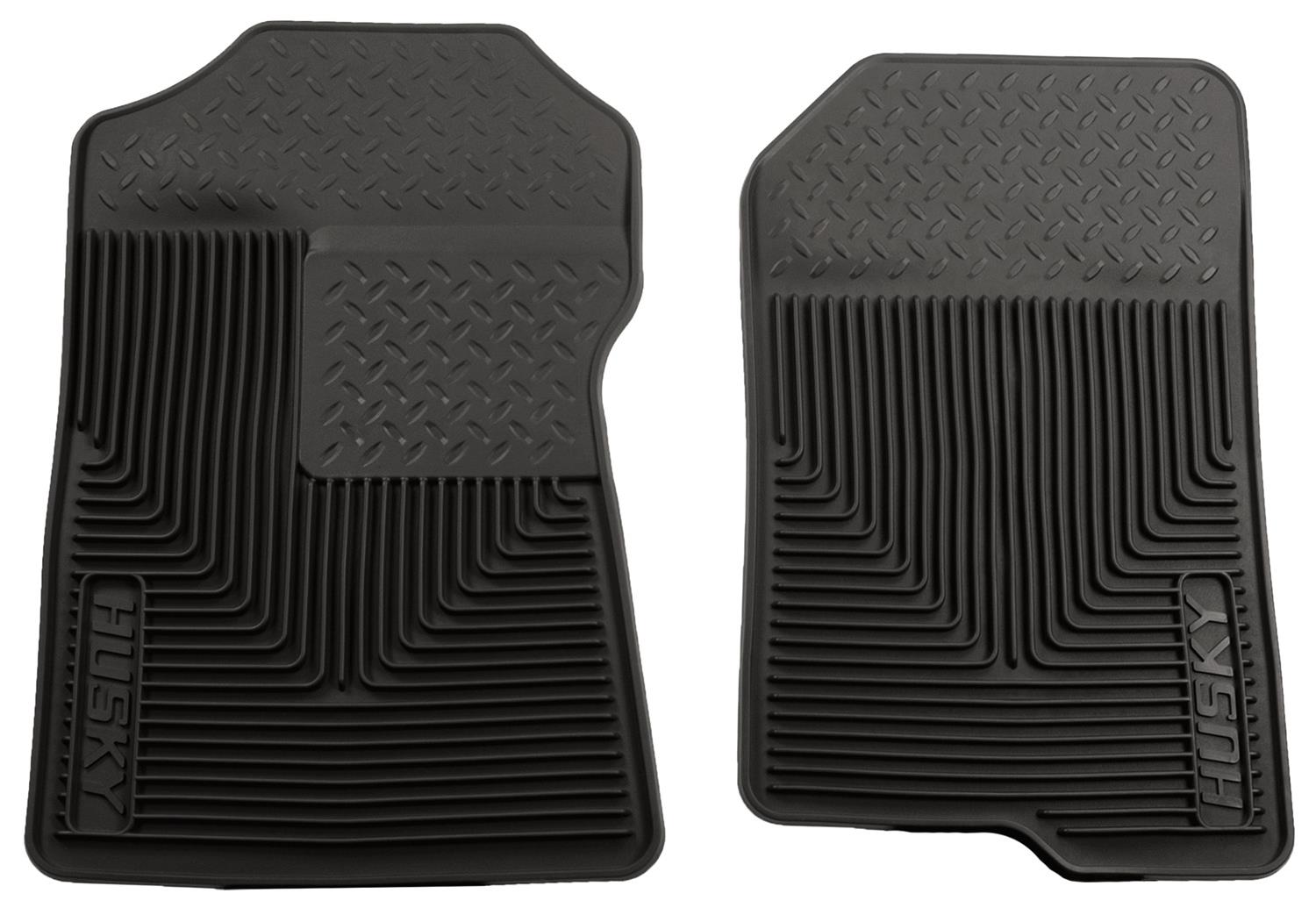 Husky Liners 98-02 Ford Expedition/F-150/Lincoln Navigator Heavy Duty Black Front Floor Mats thumbnail 2