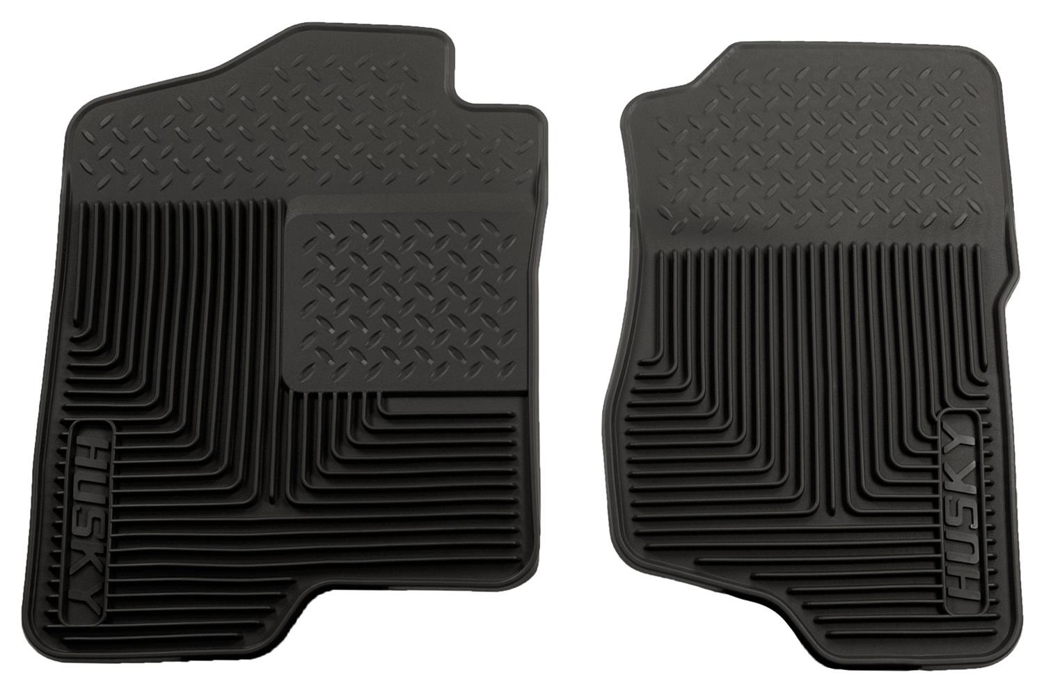 Husky Liners 07-12 GM Silverado/Sierra/Tahoe/Yukon/Escalade Heavy Duty Black Front Floor Mats thumbnail 2