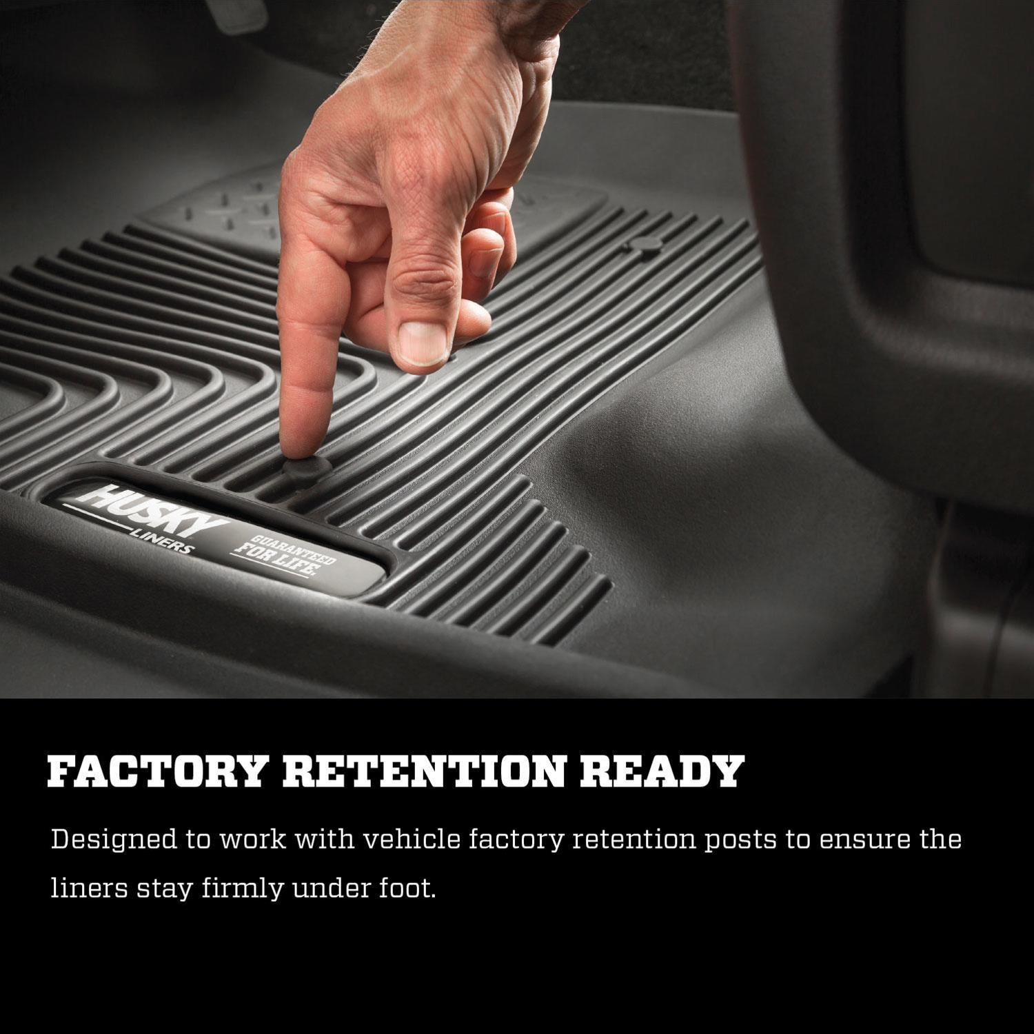 Husky Liners 13-16 Ford Fusion / 13-16 Lincoln MKZ X-act Contour Series Front Floor Liners - Black thumbnail 4