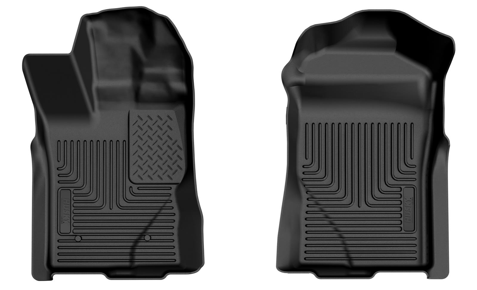 Husky SS Series Mud Guards 54111 X-ACT FRONT FLOOR LINER 2024-2024 FORD RANGER CREW CAB PICKUP, SUPERCREW