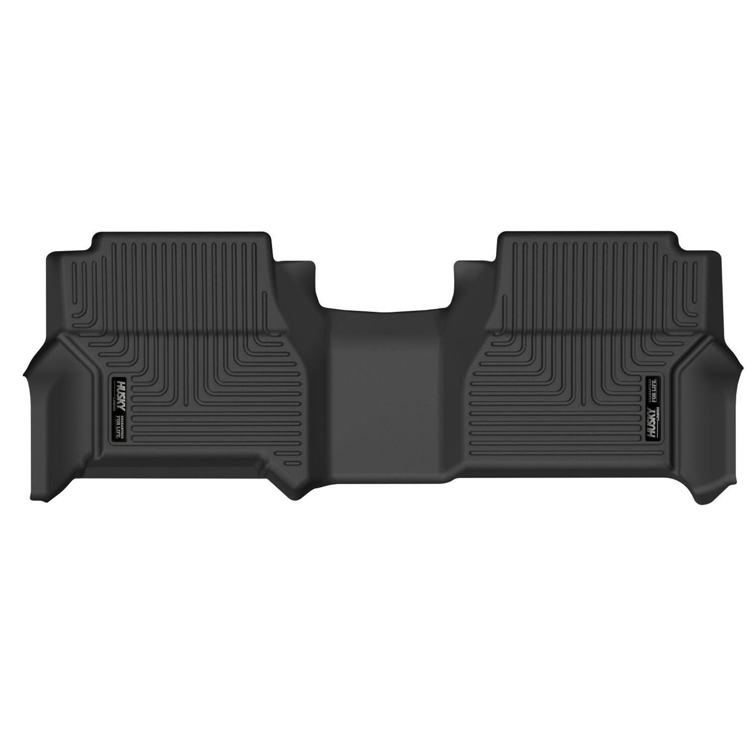 Husky X-act Contour Floor Liners for 2009-2012 EQUATOR, 2008-2021 FRONTIER - 54991 Mats, X-ACT, Second Seat, Rubberized, Thermoplastic, Black, Nissan, Suzuki, Each thumbnail 2