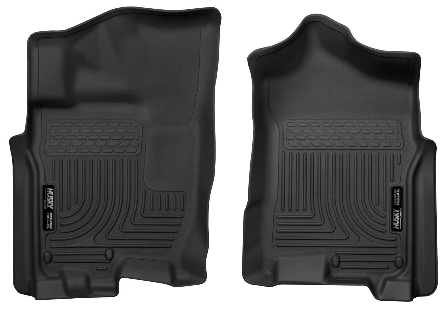 Husky Liners 17-24 Nissan Titan Crew Cab/16-24 Titan XD Crew Cab X-Act Front Floor Liner Set Black thumbnail 8