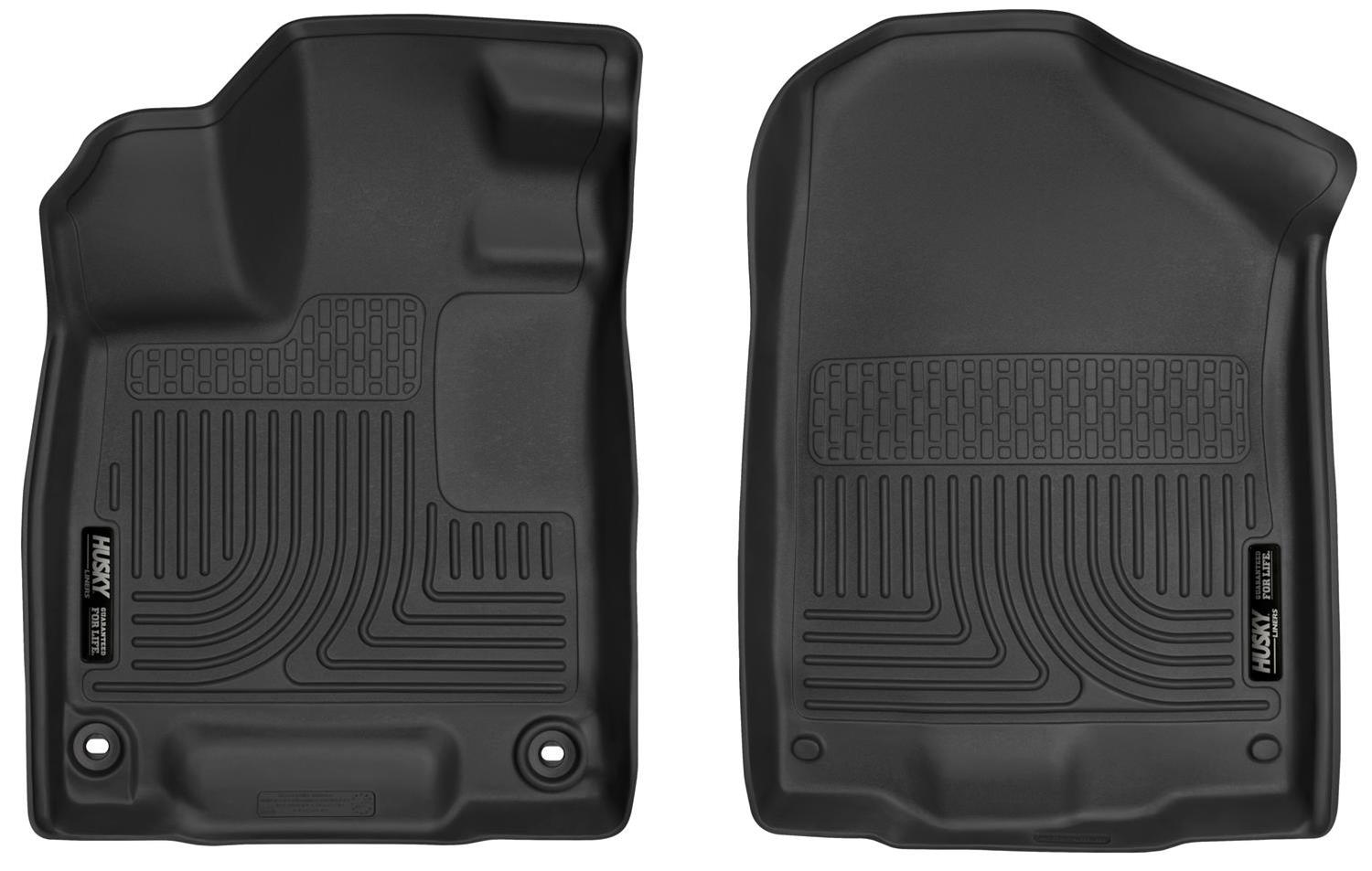 Husky Liners 19-21 Honda Passport / 16-21 Honda Pilot X-act Contour Series Front Floor Liners Black thumbnail 8
