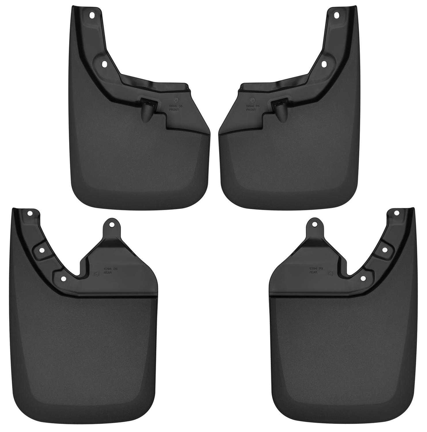 Husky Liners 16-22 Toyota Tacoma w/ OE Fender Flares Front and Rear Mud Guards - Black thumbnail 2