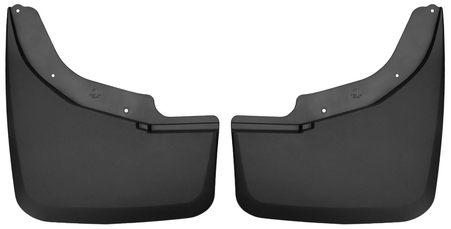 Husky Liners 15 Chevrolet Silverado 3500 HD Black Dually Rear Mud Guards thumbnail 2