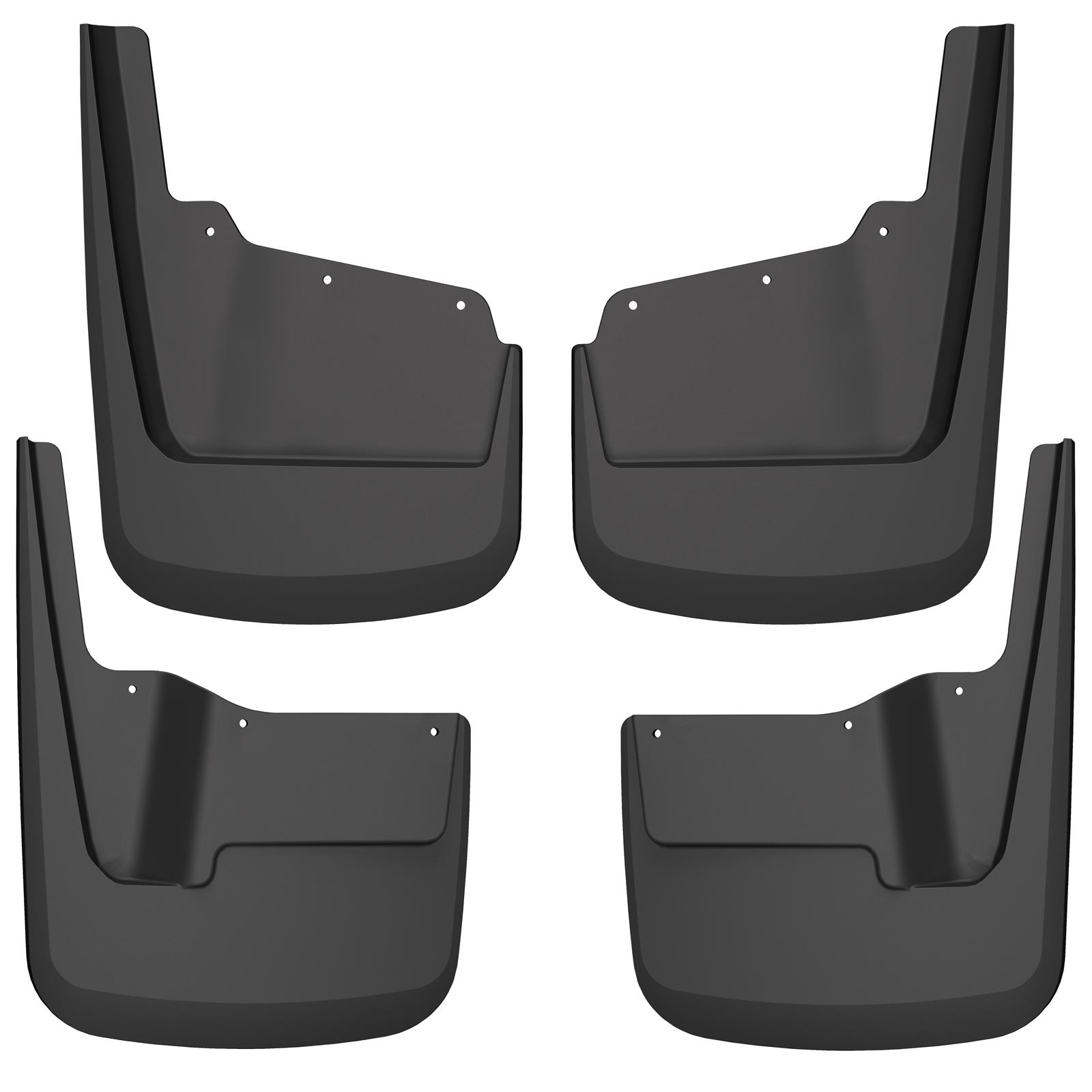 Husky Liners 20-23 GMC Sierra 2500/3500 HD (Excl. Dually) Front & Rear Mud Guards - Black