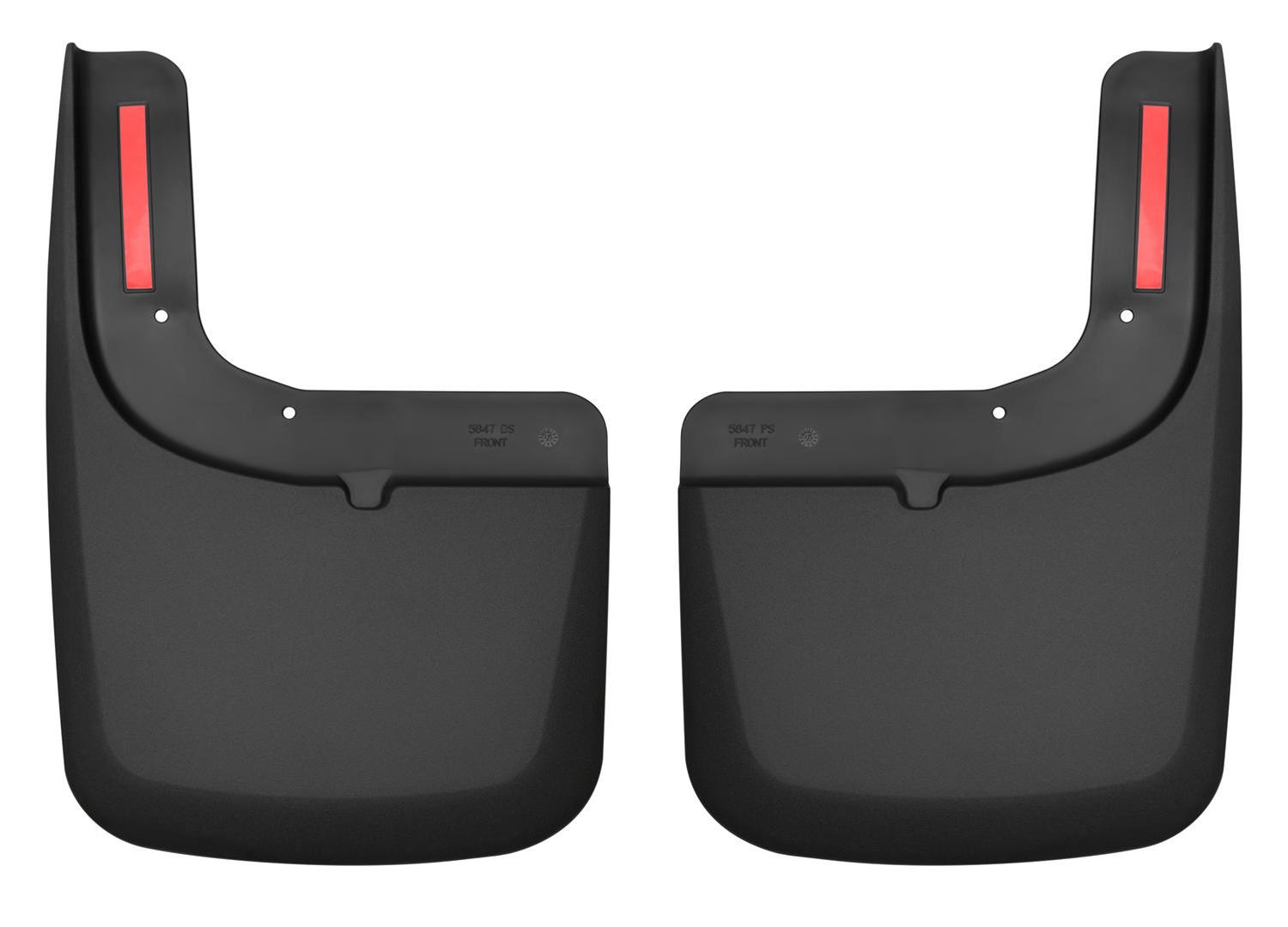 Husky Liners 2017 Ford F-250 / F-350 Super Duty Black Front Mud Guards (w/Flares)