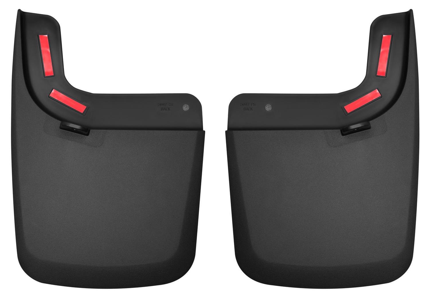 Husky Liners 17 Ford F-250 Super Duty / F-350 Super Duty Rear Mud Guards (w/ Flares) Black