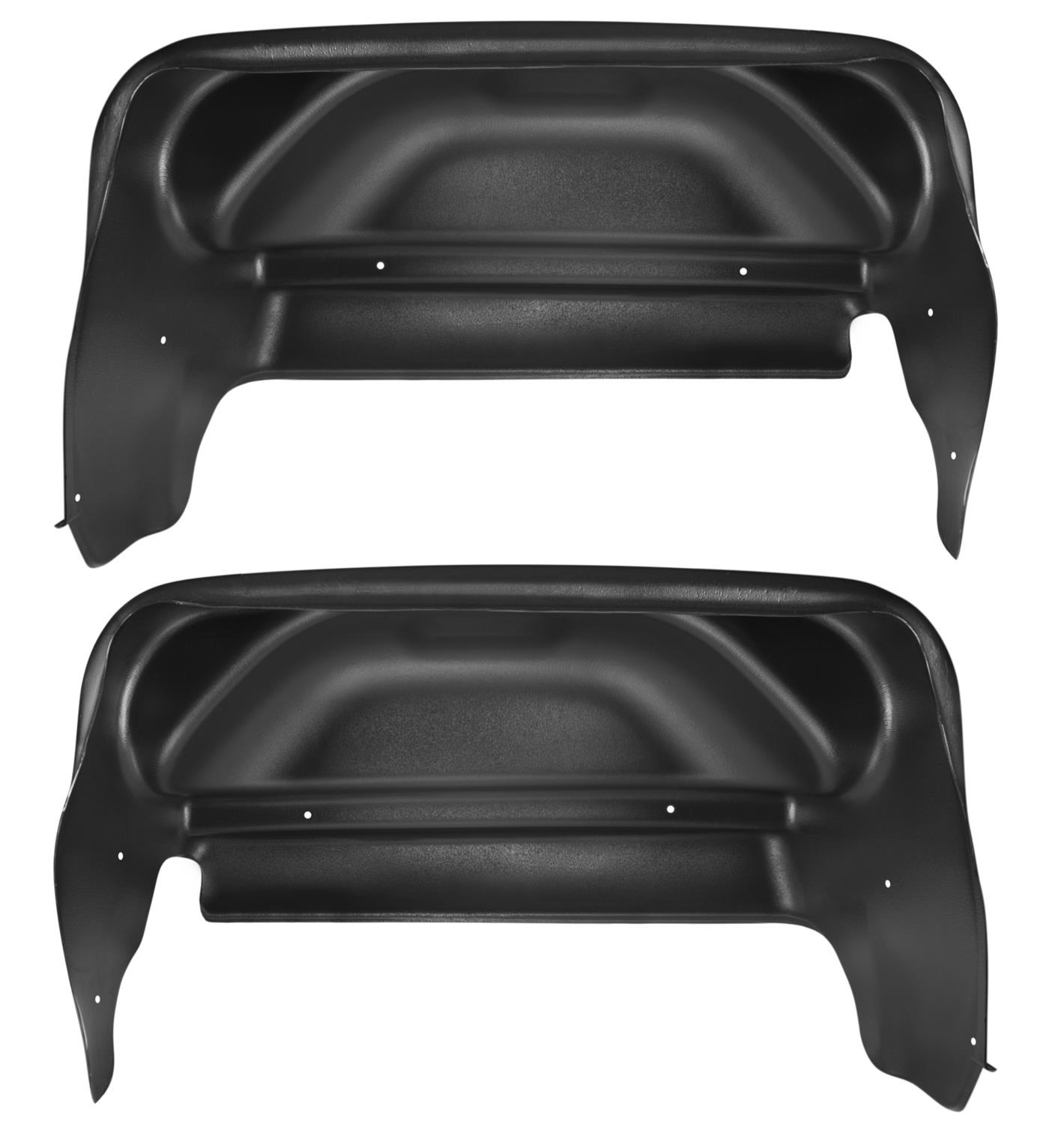 Husky Liners 14-17 GMC Sierra Black Rear Wheel Well Guards thumbnail 2