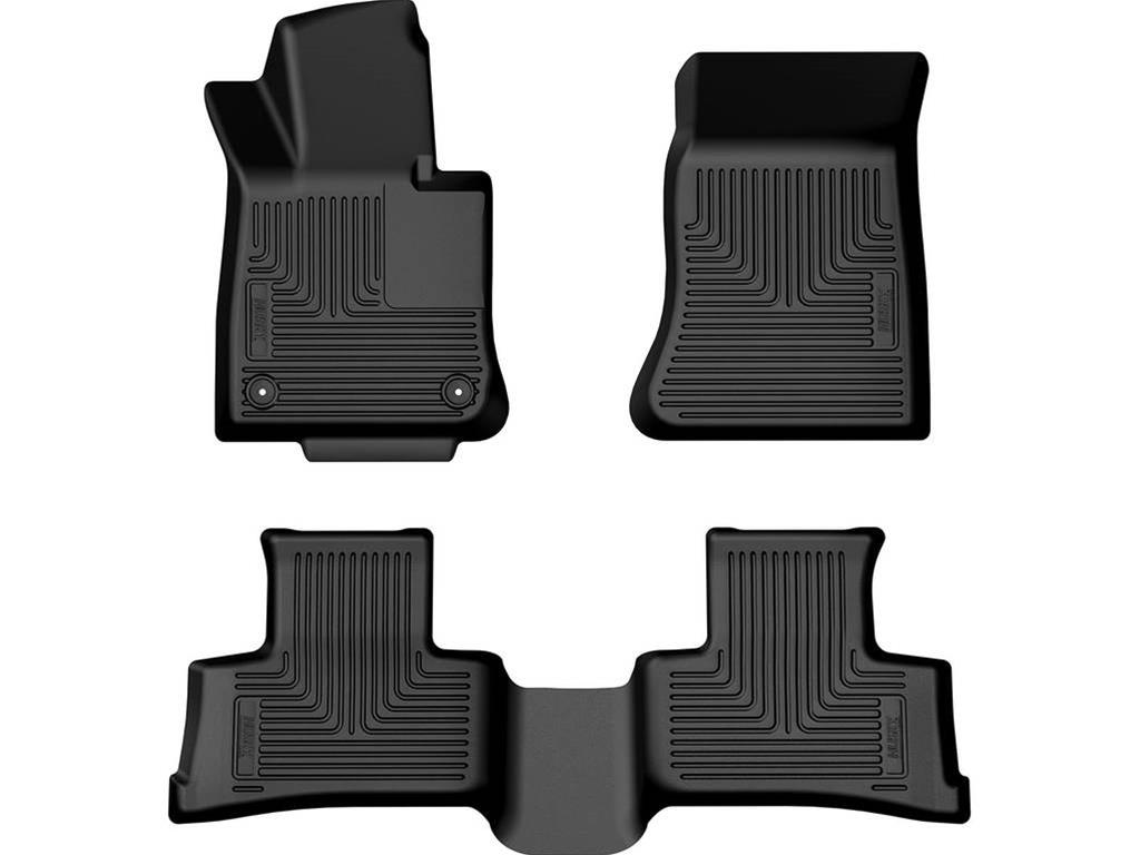Husky Liners Floor Mats, Automotive 95391 2019-2025 ACURA RDX, FR & 2ND SEAT FLOOR LINER, BLACK