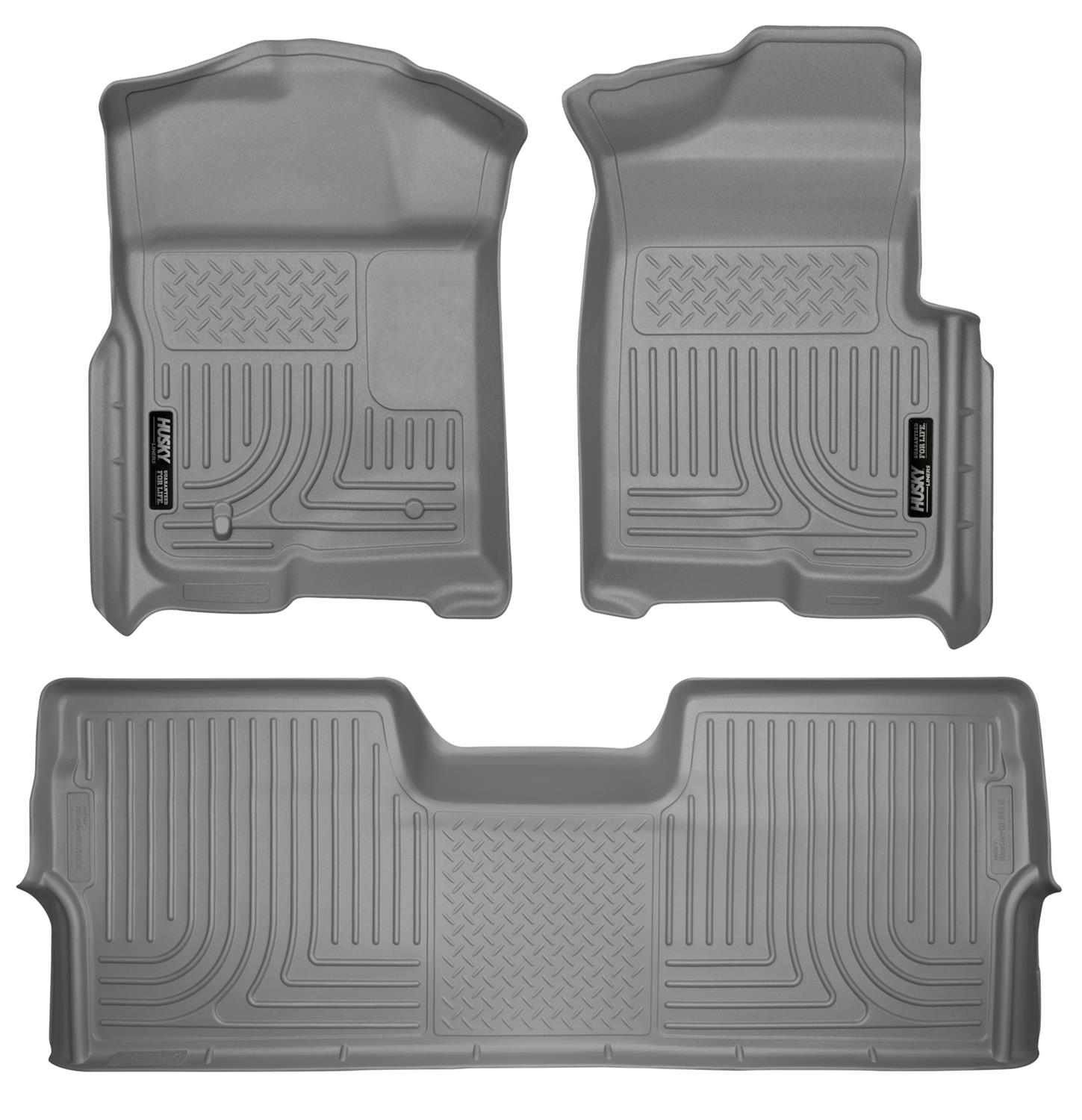 Husky Liners 98421 Weatherbeater Floor Liners Combo | Honda Pilot (09-12) (SPF98421) main image 0