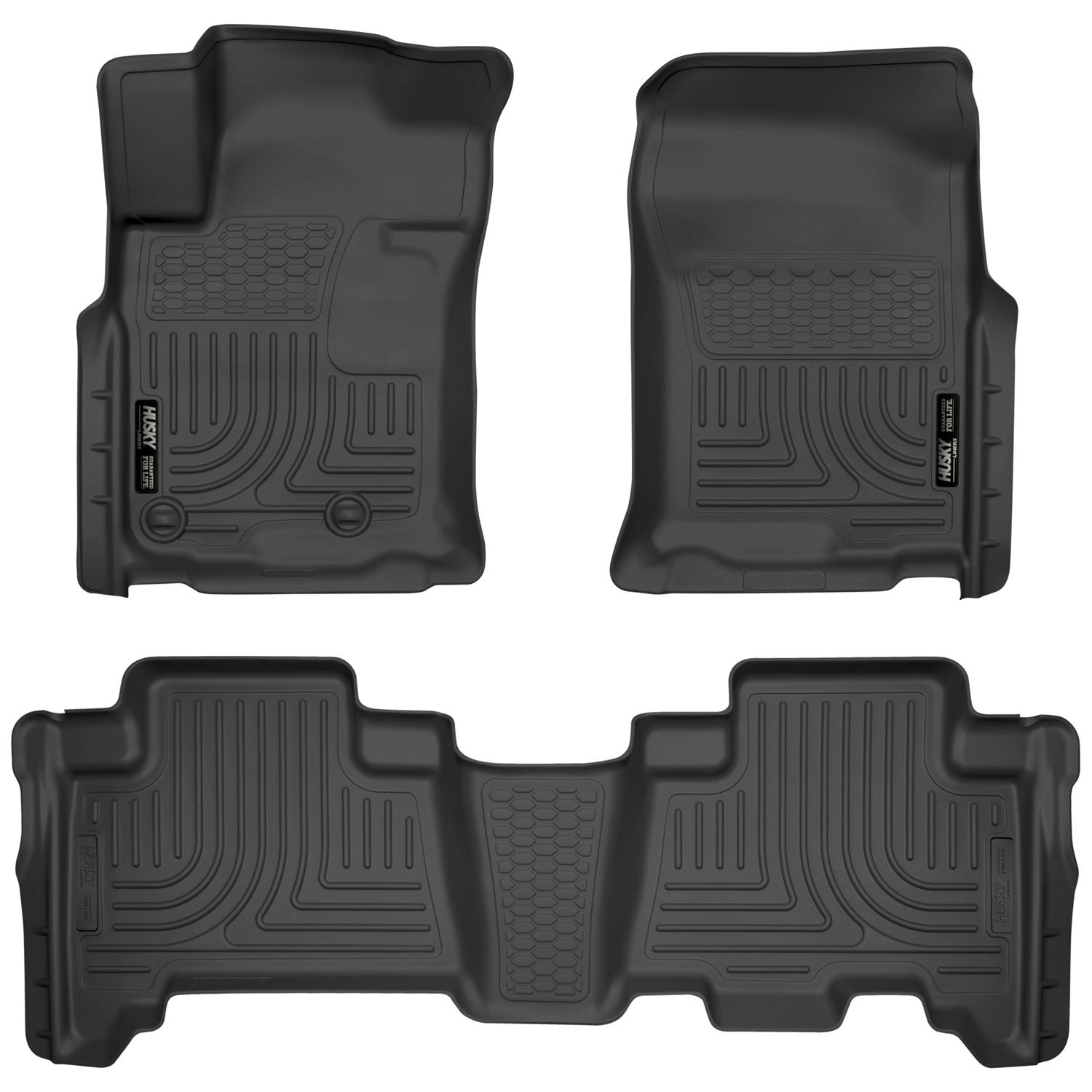 Husky Liners 10-12 Toyota 4Runner/Lexus GX460 WeatherBeater Combo Black Floor Liners