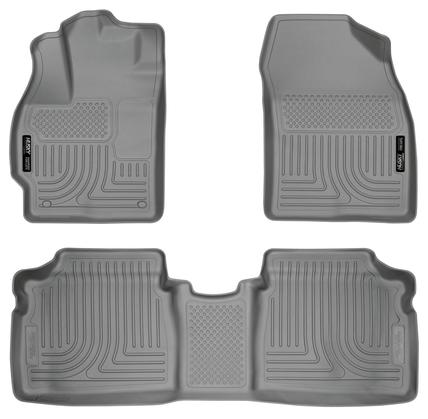 Husky Liners 10-12 Toyota Prius WeatherBeater Combo Gray Floor Liners