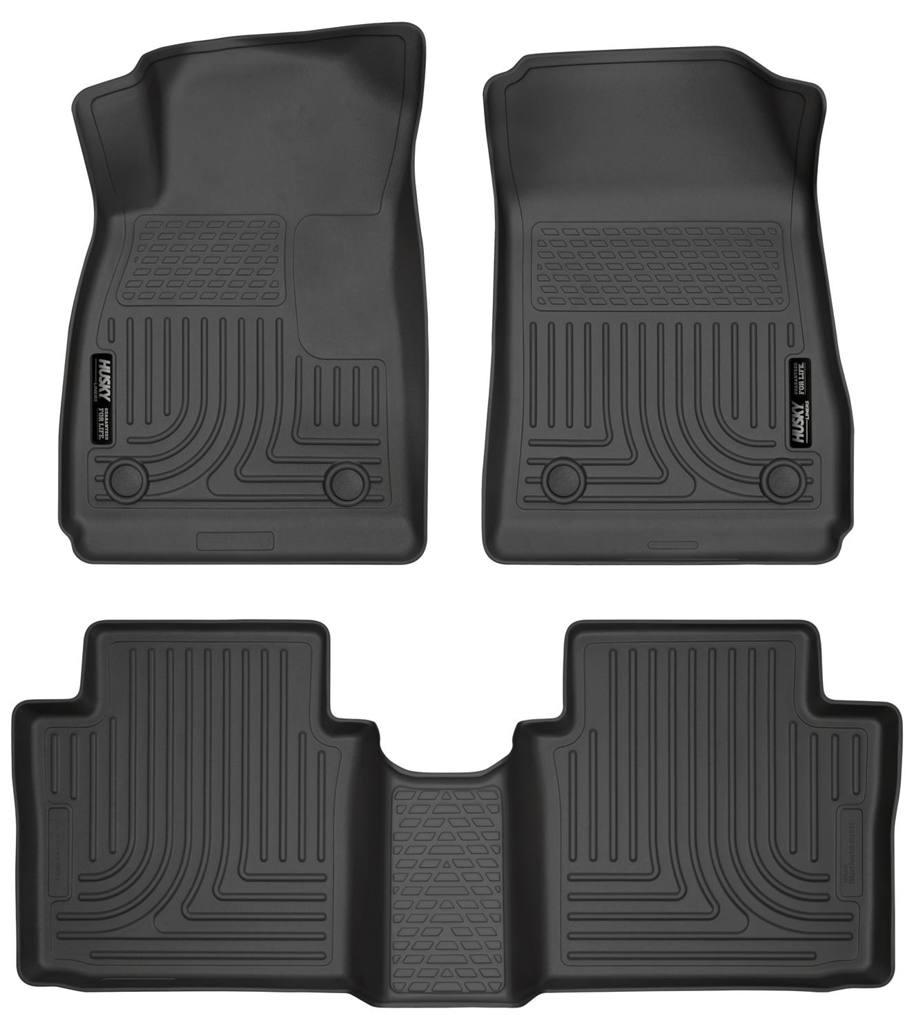Husky Liners 14 Chevrolet Impala Weatherbeater Black Front & 2nd Seat Floor Liners