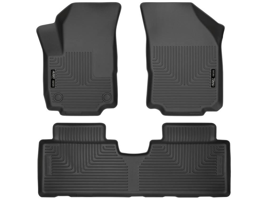 Husky Liners Floor Mats, Automotive 99291 2025 CHEVROLET EQUINOX, FR & 2ND SEAT FLOOR LINER, BLACK