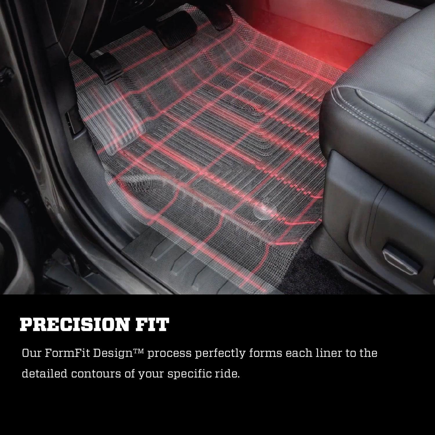 Husky Liners 19-23 Nissan Altima WeatherBeater Black Front & Second Seat Floor Liner thumbnail 2