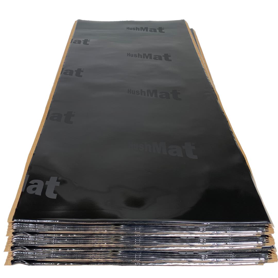 HushMat Bulk Kits 10500 HushMat, Kit, Sound Deadening/Insulation, Easiest To Install, 1.5 mm thick, Black, Self-Adhesive, 550 Degrees, 58 sq ft, 12in x 23in, Set of 30 thumbnail 3