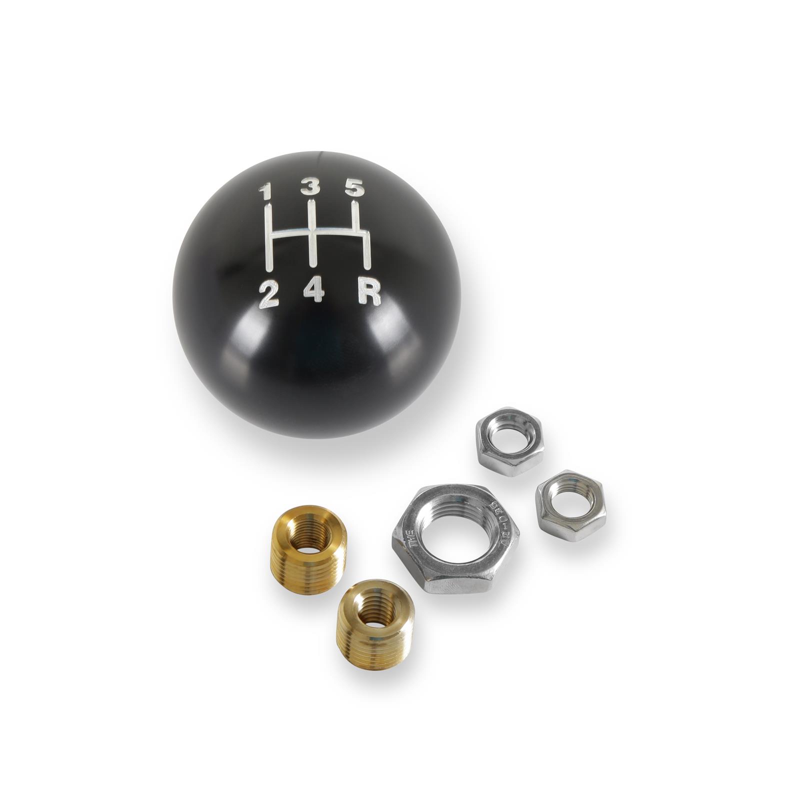 Hurst Shifters Shift Knobs 163501HST BILLET SHIFTER BALL GLOSS BLK 5SPD