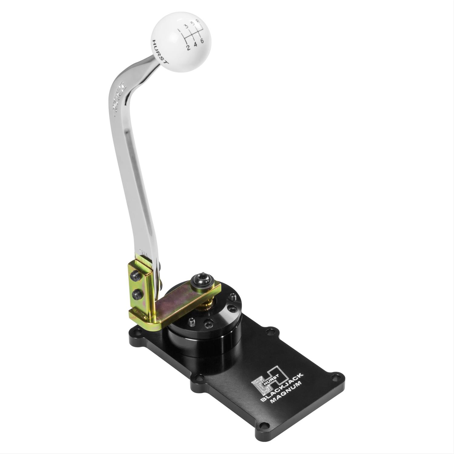 Hurst Blackjack Shifters 3913002 Shifter, Blackjack, Chrome, 3/8-16 in., Chevrolet, Tremec Magnum, Kit thumbnail 2