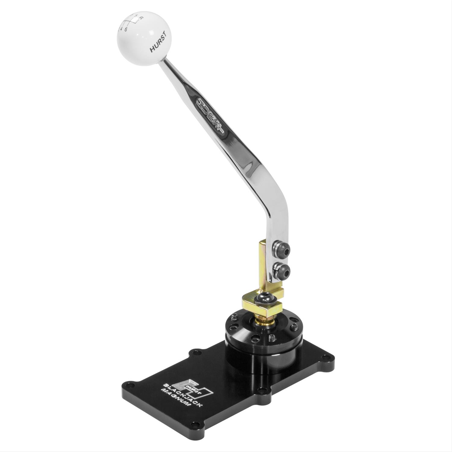 Hurst Blackjack Shifters 3913003 Shifter, Blackjack, Chrome, 3/8-16 in., Chevrolet, Tremec Magnum, Kit thumbnail 3