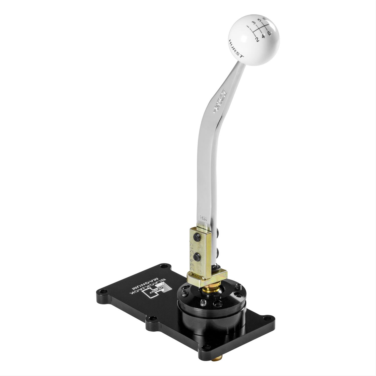 Hurst Blackjack Shifters 3913008 Shifter, Blackjack, Chrome, 3/8-16 in., Chevrolet, Tremec Magnum, Kit thumbnail 2