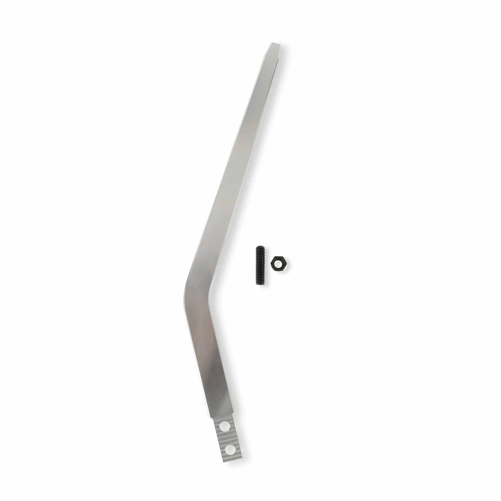 Hurst Billet Aluminum Shifter Sticks 53802HST Stick, Aluminum, Natural, Lay Back, 16.00 in. Length, 3/8 in.-16 Threads, Universal, Each thumbnail 4