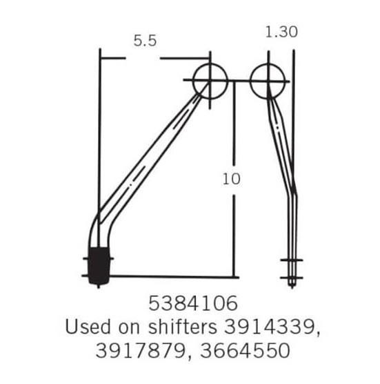 Hurst Shifters 5384106 Hurst Competition Plus Flat Shifter Sticks