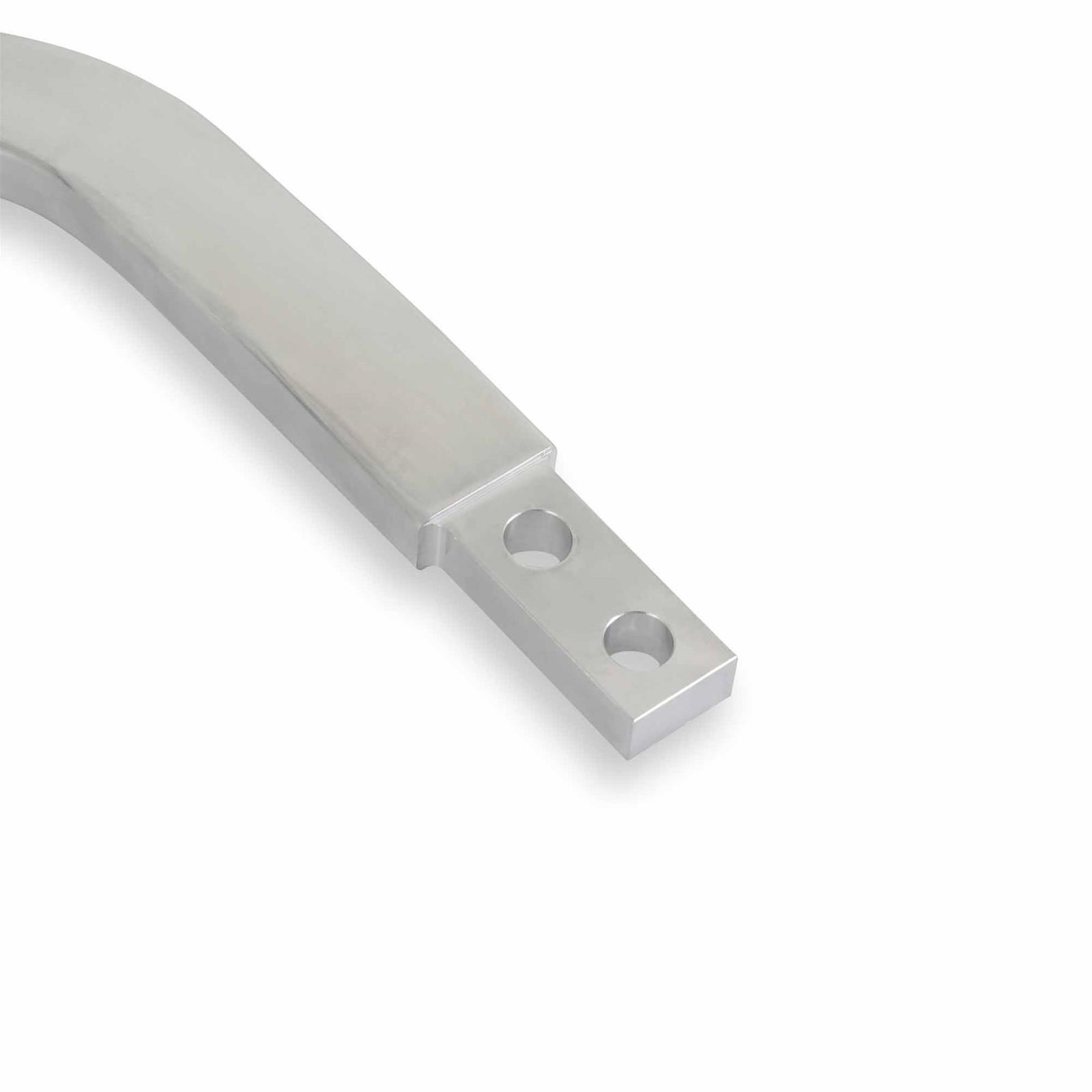 Hurst Billet Aluminum Shifter Sticks 53852HST Stick, Aluminum, Natural, Lay Back, 12.50 in. Length, 6.50 in. Layback, 3/8 in.-16 Threads, Universal, Each thumbnail 2