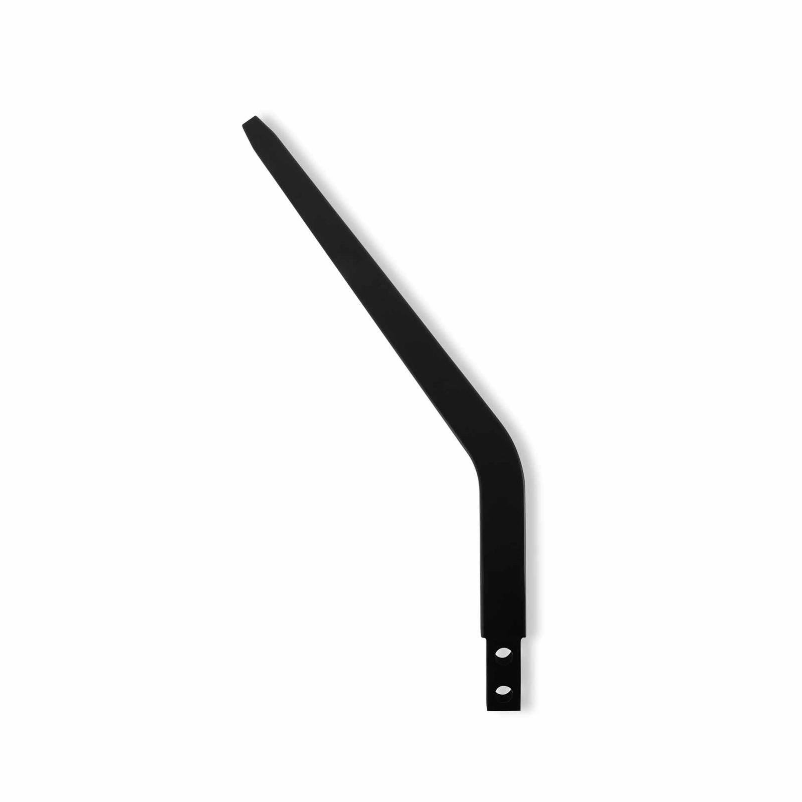 Hurst Billet Aluminum Shifter Sticks 53853HST Stick, Aluminum, Satin Black, Lay Back, 12.50 in. Length, 6.50 in. Layback, 3/8 in.-16 Threads, Universal, Each thumbnail 4