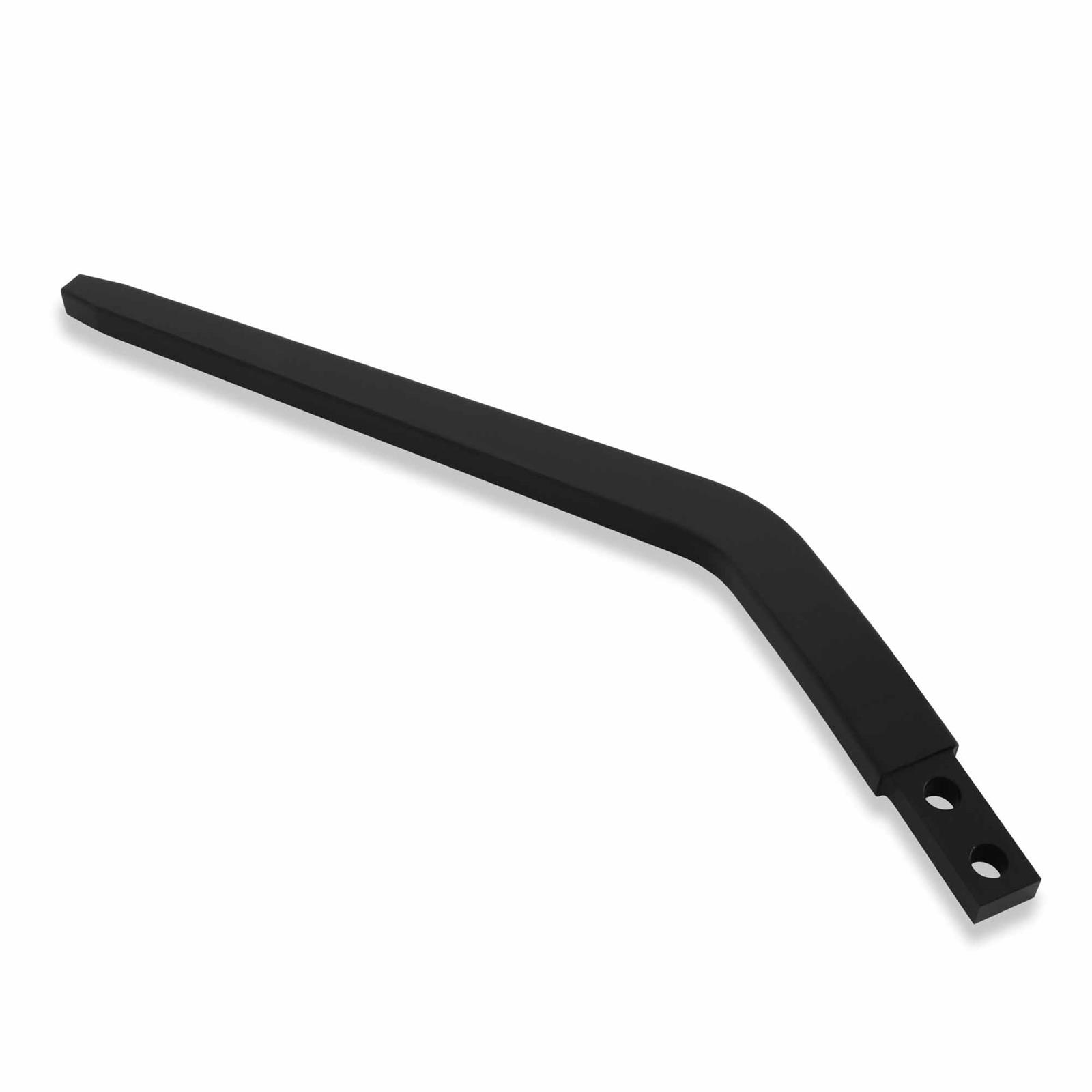 Hurst Billet Aluminum Shifter Sticks 53853HST Stick, Aluminum, Satin Black, Lay Back, 12.50 in. Length, 6.50 in. Layback, 3/8 in.-16 Threads, Universal, Each thumbnail 2