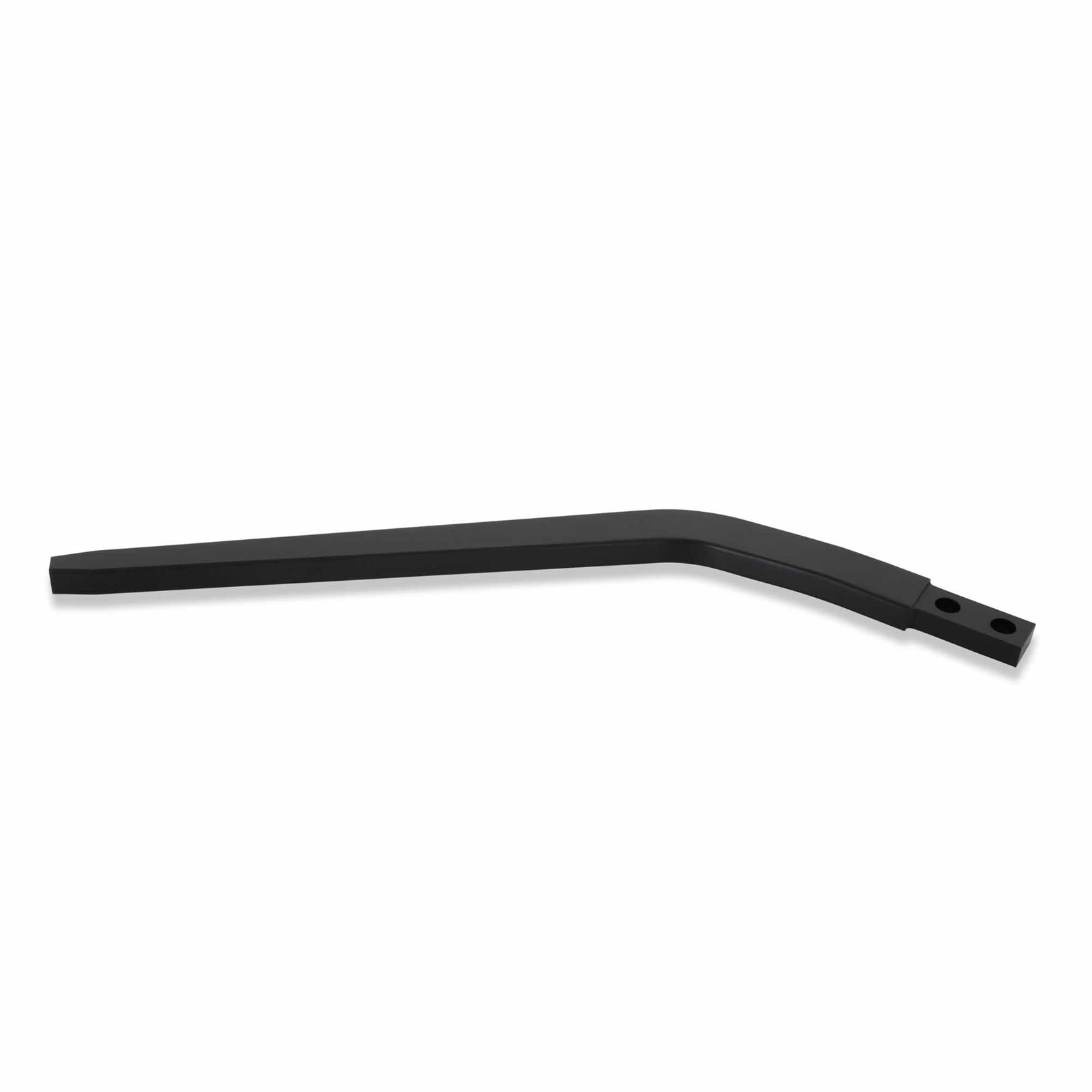 Hurst Billet Aluminum Shifter Sticks 53853HST Stick, Aluminum, Satin Black, Lay Back, 12.50 in. Length, 6.50 in. Layback, 3/8 in.-16 Threads, Universal, Each thumbnail 5