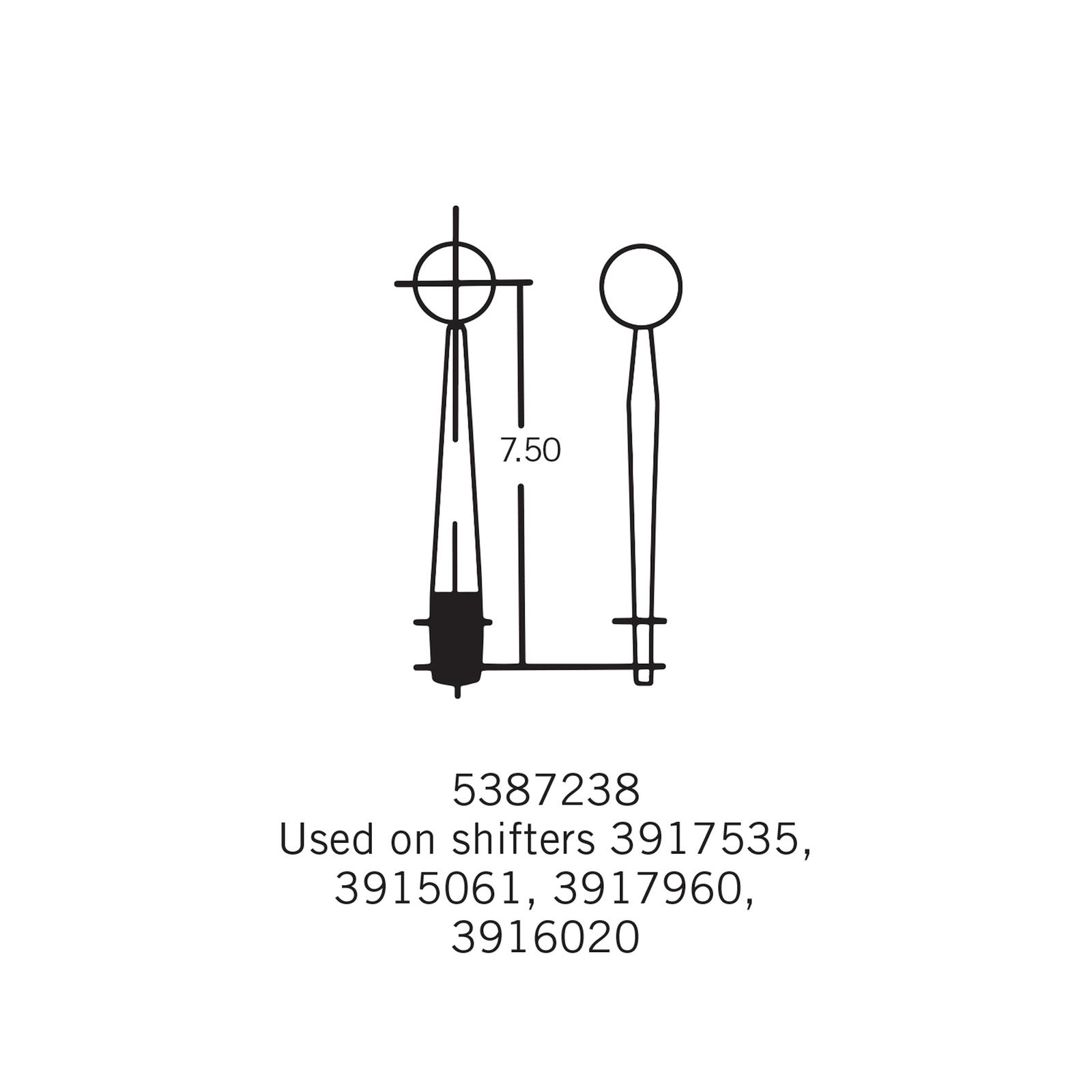 Hurst Shifters 5387238 Hurst Competition Plus Flat Shifter Sticks