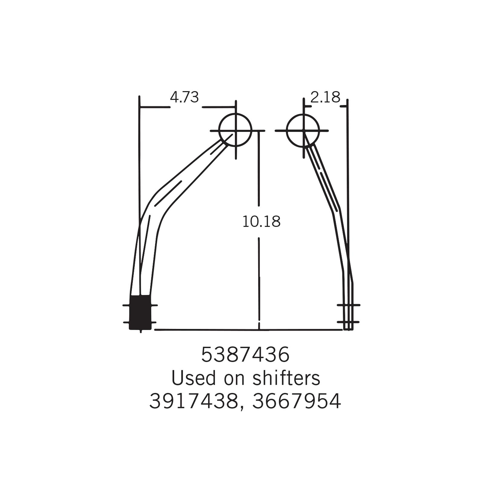 Hurst Shifters 5387436 Hurst Competition Plus Flat Shifter Sticks