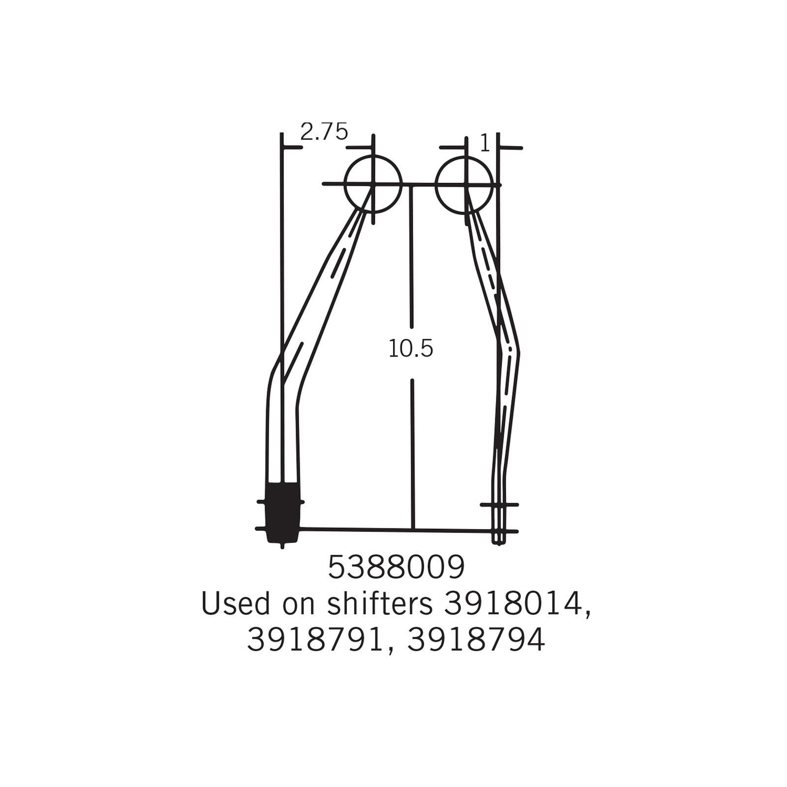 Hurst Shifters 5388009 Hurst Competition Plus Flat Shifter Sticks