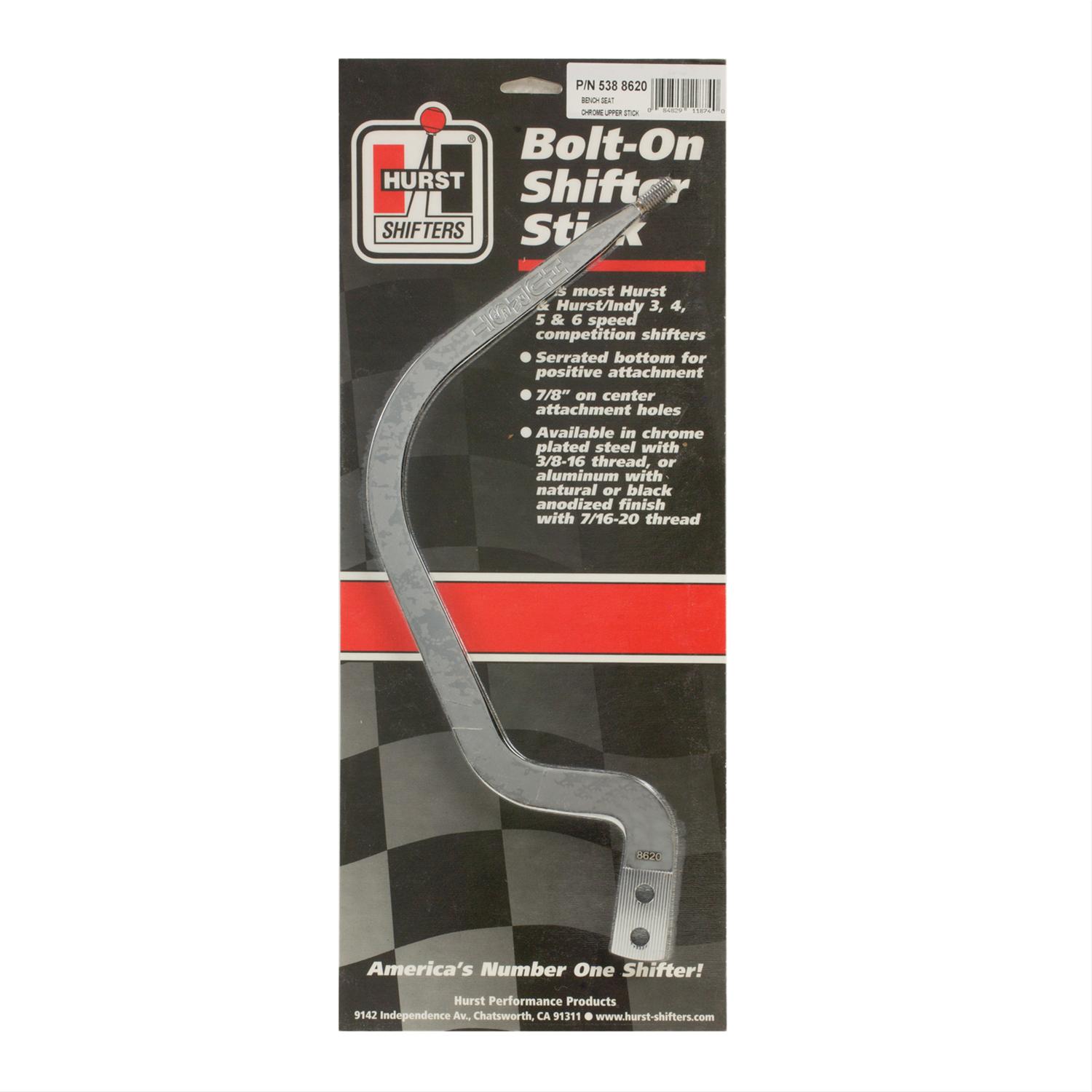 Hurst Shifters 5388620 Hurst Competition Plus Flat Shifter Sticks