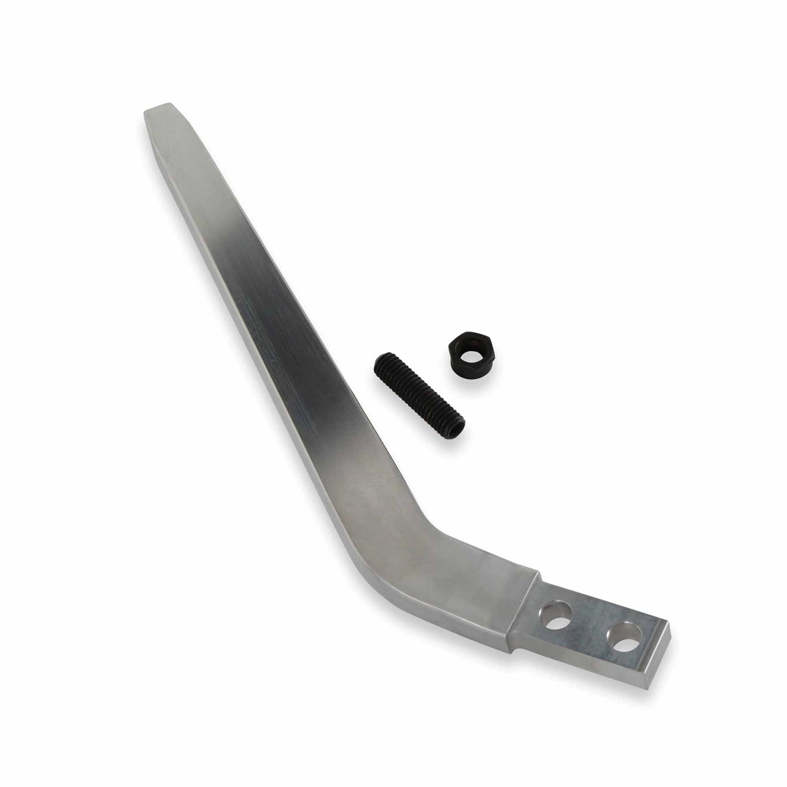 Hurst Billet Aluminum Shifter Sticks 53902HST Stick, Aluminum, Natural, Lay Back, 10.00 in. Length, 5.50 in. Layback, 3/8 in.-16 Threads, Universal, Each thumbnail 4