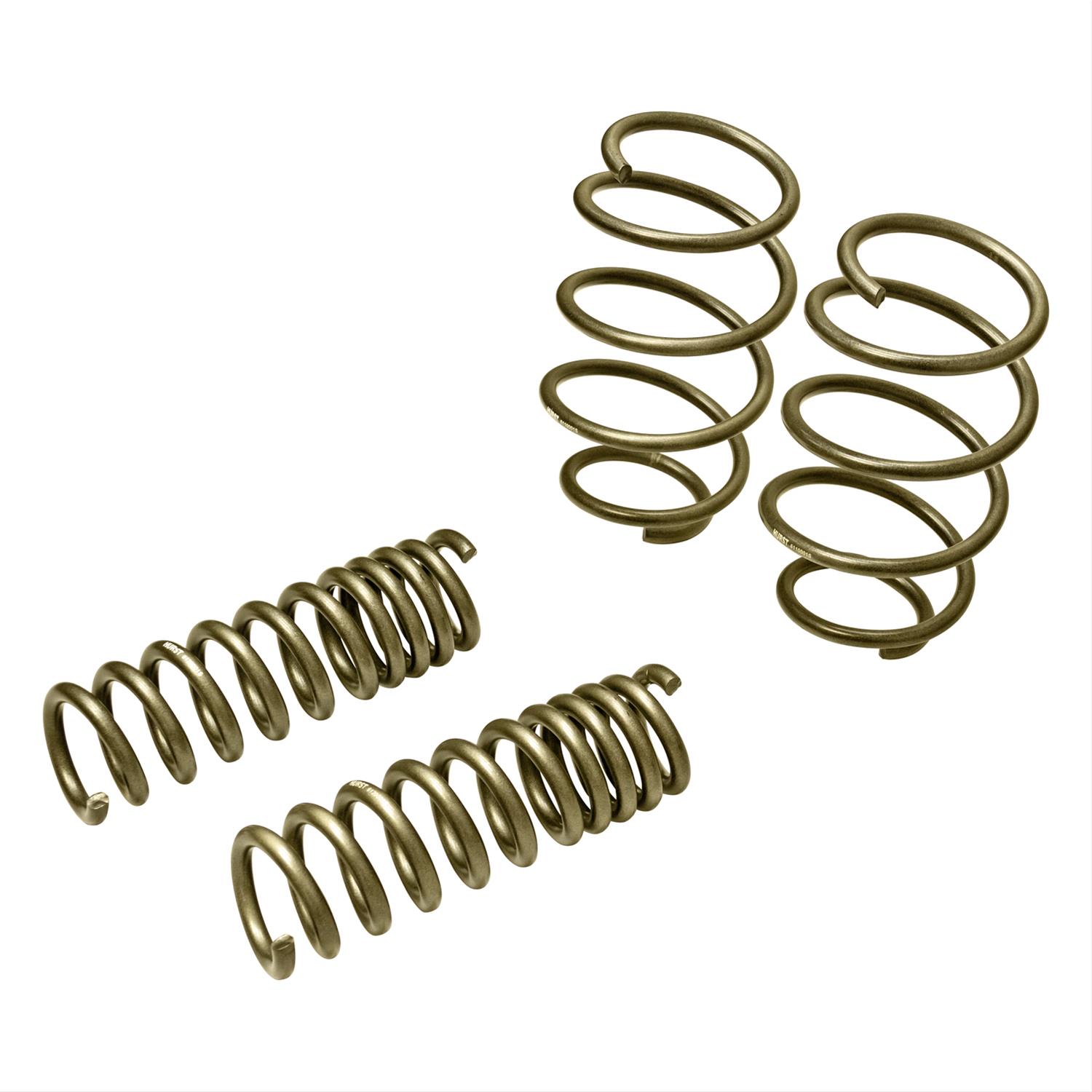 Hurst Stage 1 Coil Spring Kits 6130001 Springs, 1, Lowering, in., Front and Rear, Gold Powdercoated, Chevy, Kit thumbnail 2