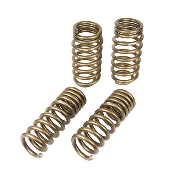 Hurst Stage 1 Coil Spring Kits 6130010 Springs, 1, Lowering, in., Front and Rear, Gold Powdercoated, Dodge, Kit
