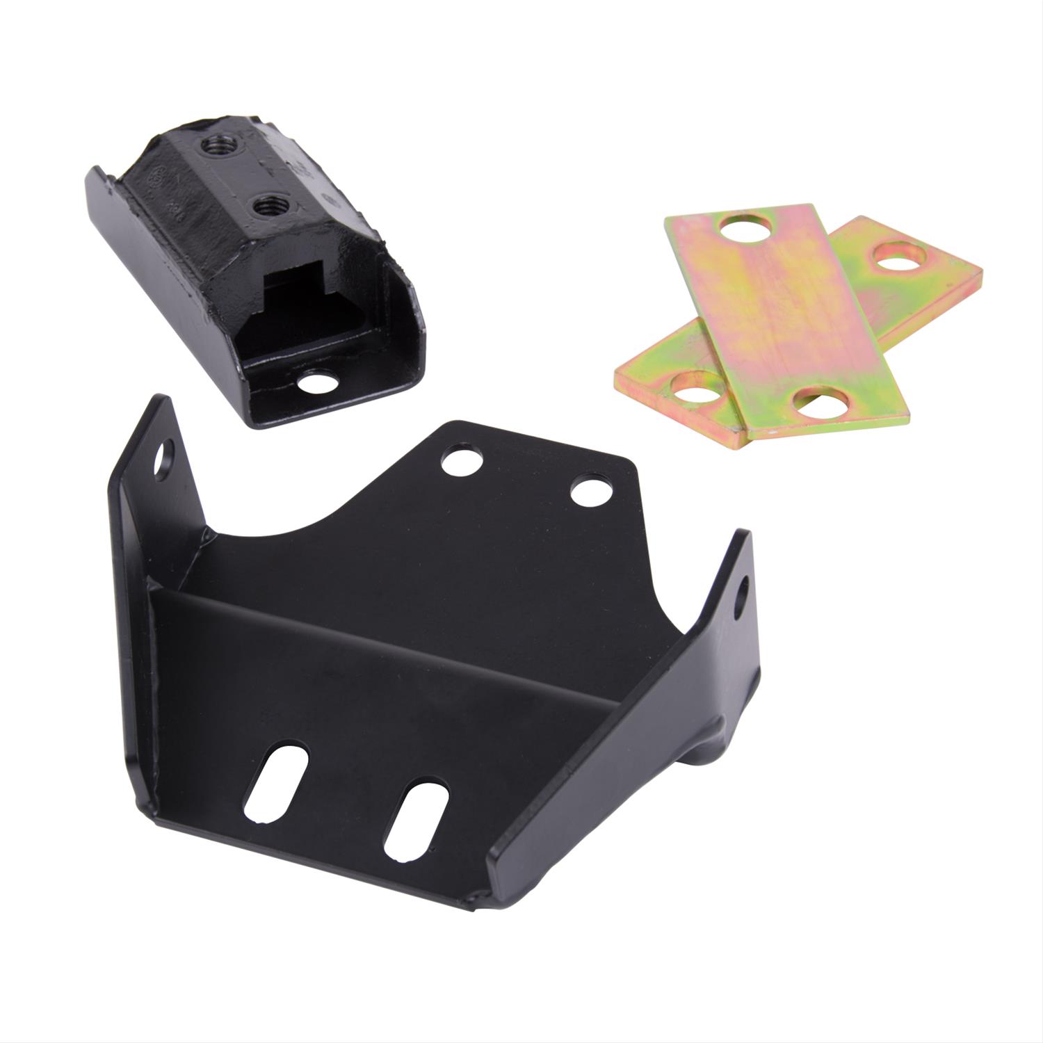 Hurst Transmission Crossmembers 67510017 Crossmember, Steel, Black Powdercoated, Tremec TKO, Chevrolet, RWD, Each