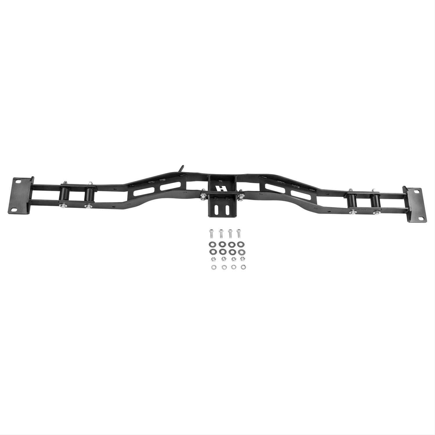 Hurst Transmission Crossmembers 67510020 Crossmember, Steel, Black Powdercoated, Buick, Chevrolet, GMC, Oldsmobile, Pontiac, RWD, Each thumbnail 3