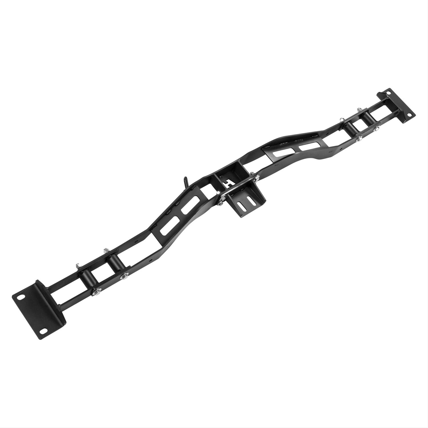Hurst Transmission Crossmembers 67510020 Crossmember, Steel, Black Powdercoated, Buick, Chevrolet, GMC, Oldsmobile, Pontiac, RWD, Each thumbnail 2