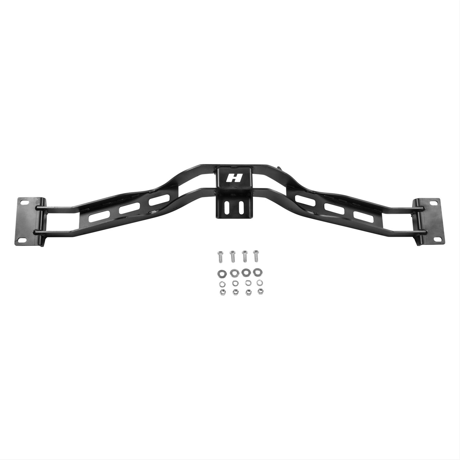 Hurst Transmission Crossmembers 67510021 Crossmember, Steel, Black Powdercoated, Convertible, Pontiac, RWD, Each thumbnail 3