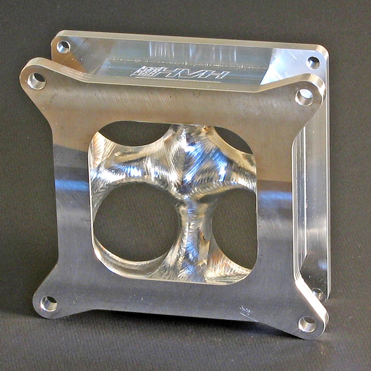 1.5 Inch 4150 Lightweight Holley Carburetor Spacer Tapered 1 1/2 HotRod TV