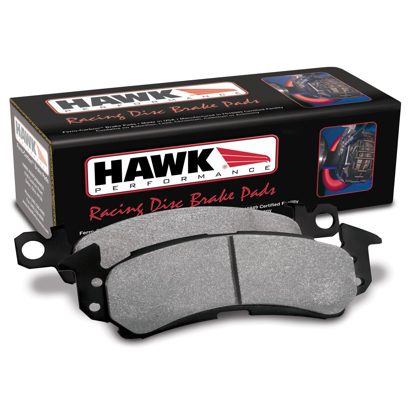 Hawk Performance HT 10 Racing Brake Pads HB907S.640 pads HT-10 D1664-8892 Porsche 911 (Front)