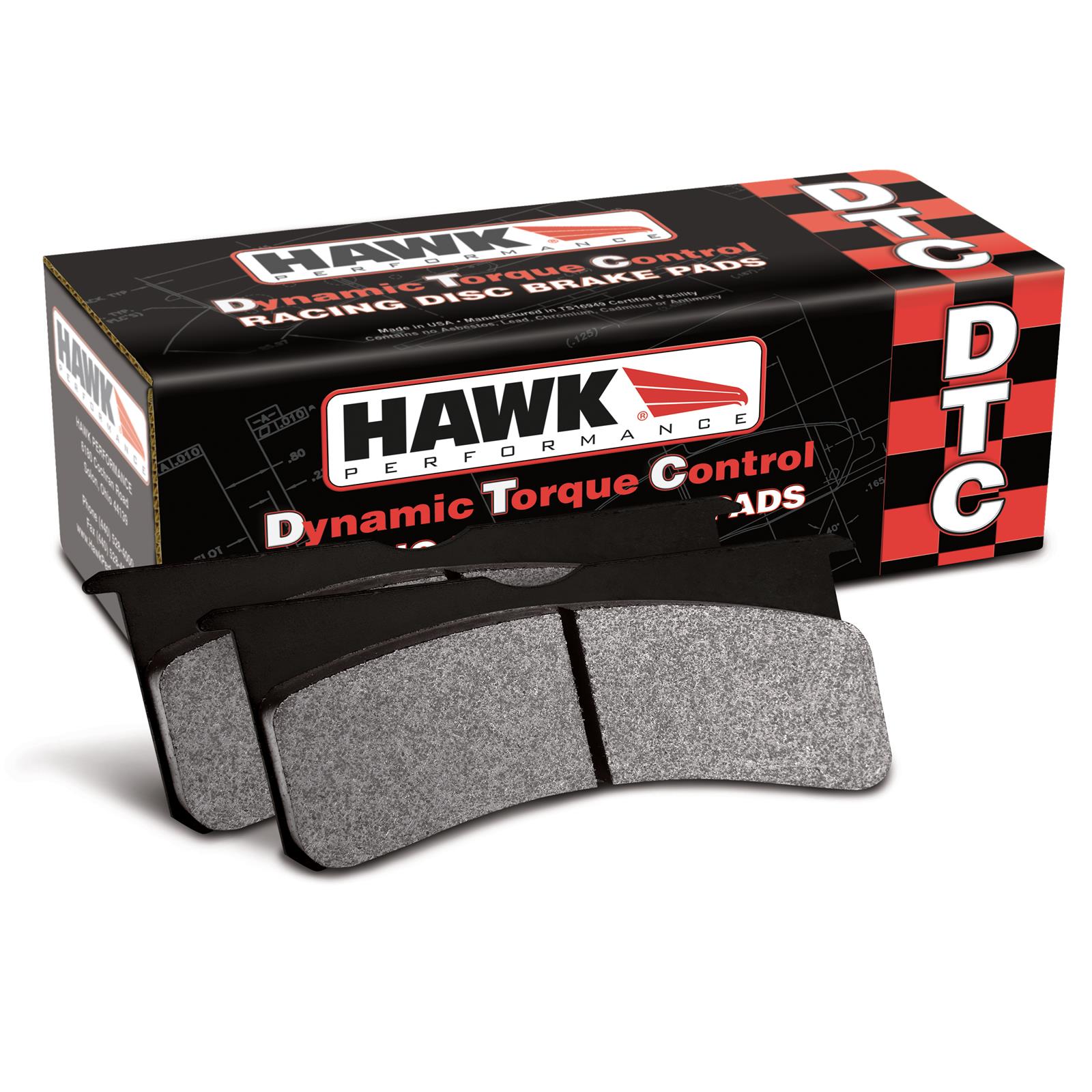 Hawk Performance HB805W.615 Hawk Performance DTC 30 Brake Pads | Summit ...