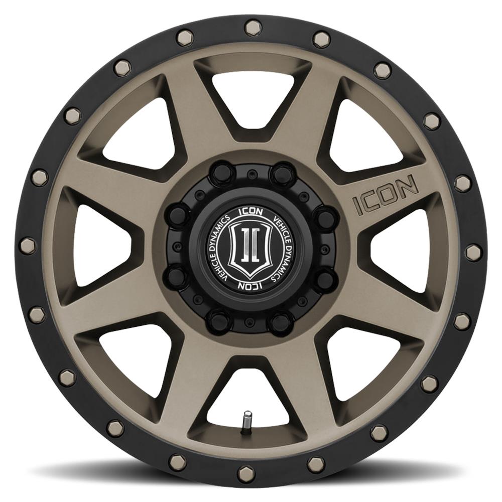 ICON Rebound HD 18x9 8x6.5 12mm Offset 5.5in BS 121.4mm Bore Bronze Wheel