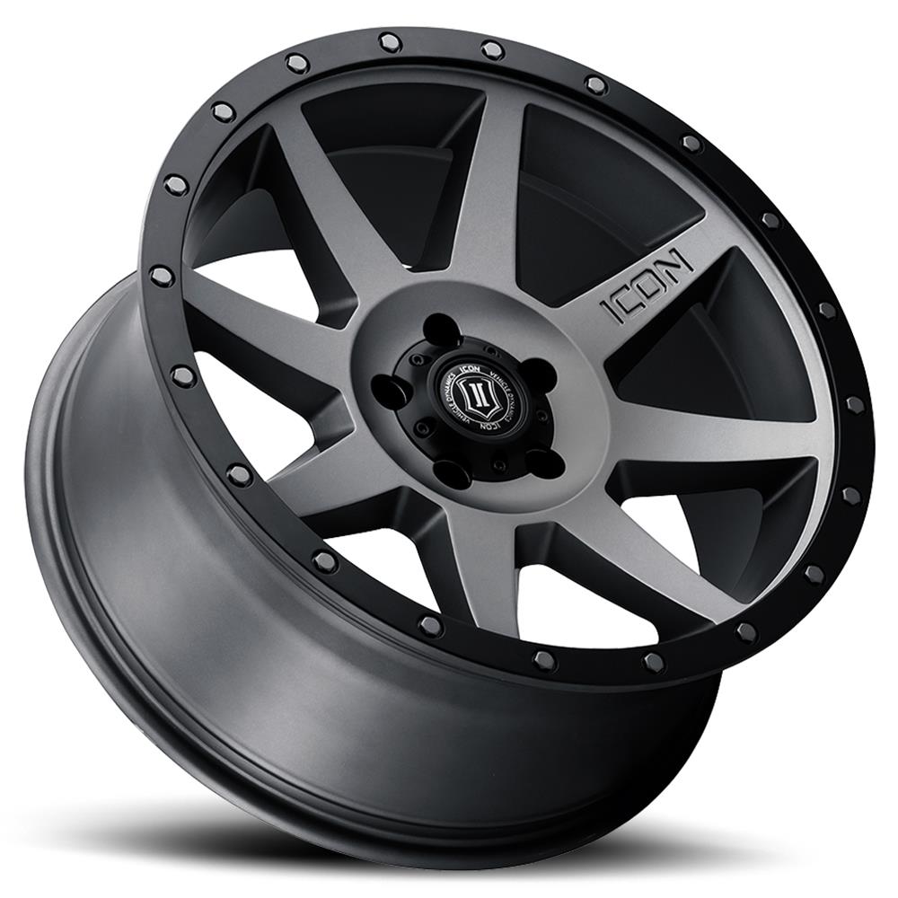 ICON Rebound 20x9 5x150 16mm Offset 5.625in BS Titanium Wheel thumbnail 2