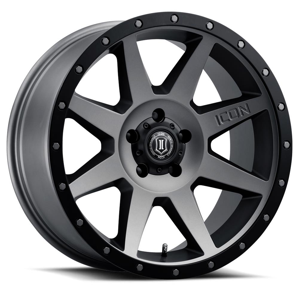 ICON Rebound 20x9 8x170 6mm Offset 5.25in BS Titanium Wheel thumbnail 2