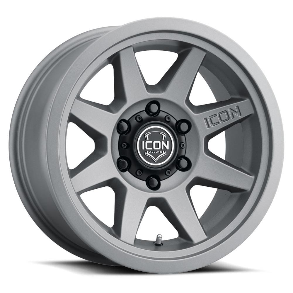 ICON Rebound 17x8.5 6x5.5 25mm Offset 5.75in BS 95.1mm Bore Charcoal Wheel thumbnail 2