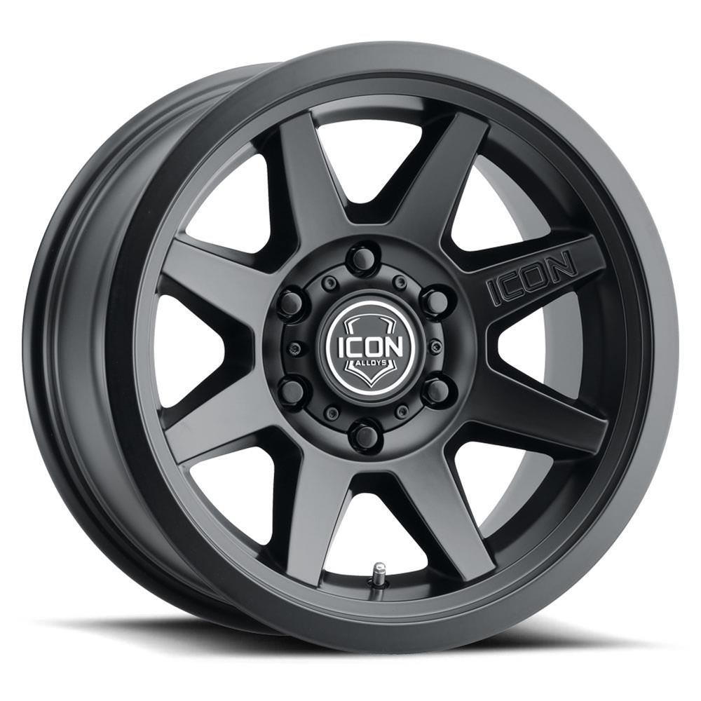 ICON Rebound 18x9 6x5.5 25mm Offset 6in BS 95.1mm Bore Double Black Wheel